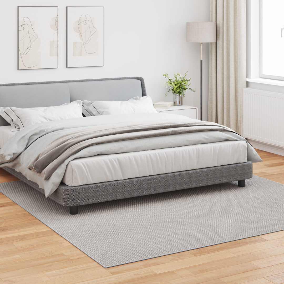 Områdetæpper Firkantet LUGO Creme 240 x 240 cm Polyester