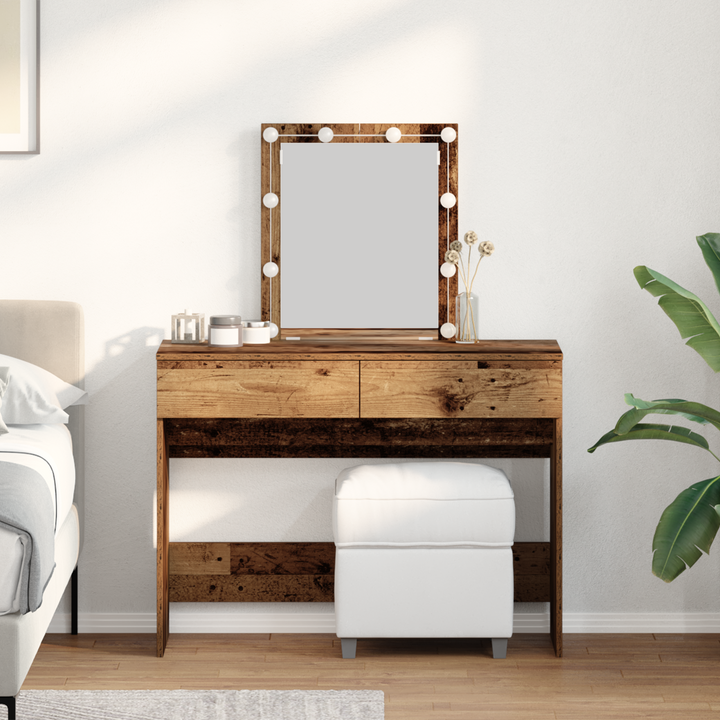 Klædeskab Gammelt træ 100 x 40 x 130 cm Konstrueret træ