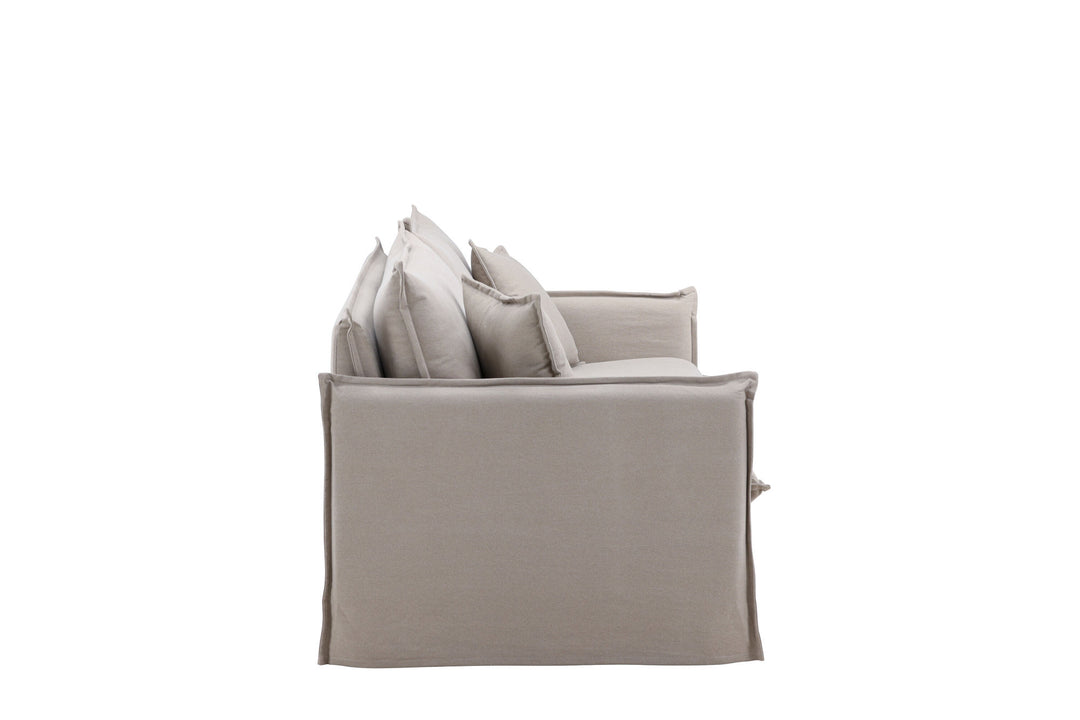 Venture Home Nova 3-seat Sofa - Brown Linen /