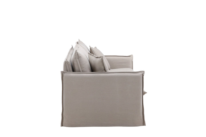 Venture Home Nova 3-seat Sofa - Brown Linen /
