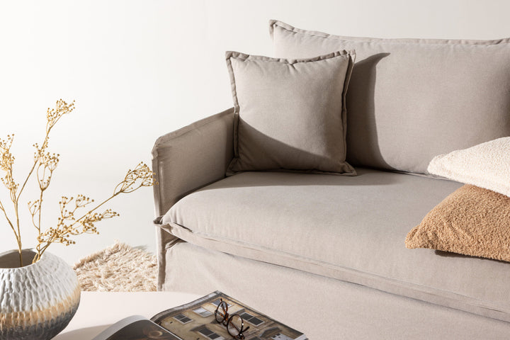 Venture Home Nova 3-seat Sofa - Brown Linen /