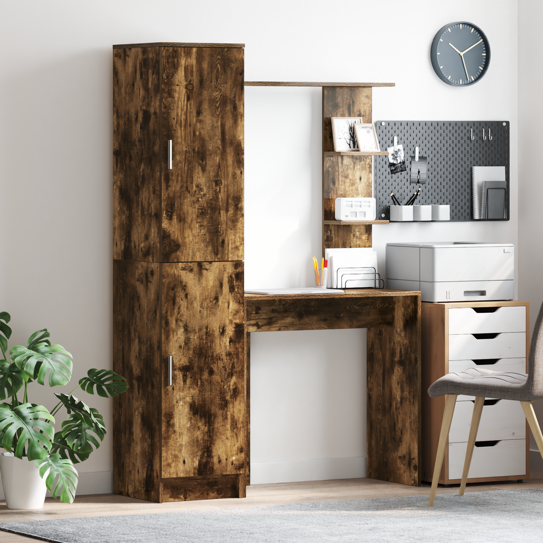 Bord 2 pcs Røget eg
