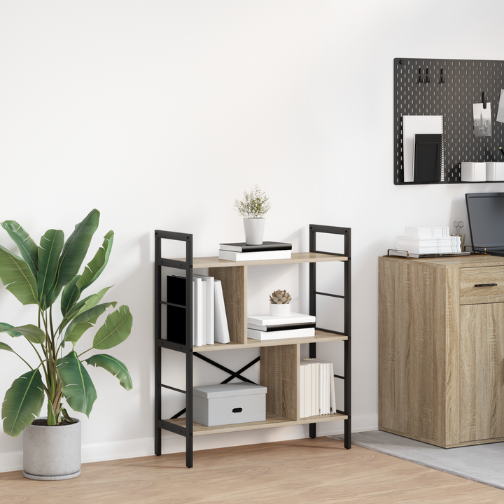 Bogreol Sonoma eg 75 x 30 x 91 cm Konstrueret træ