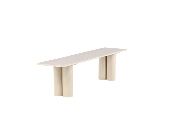 Venture Home Olivia Dining Bench 40x180x45 cm  - Whitewash  /