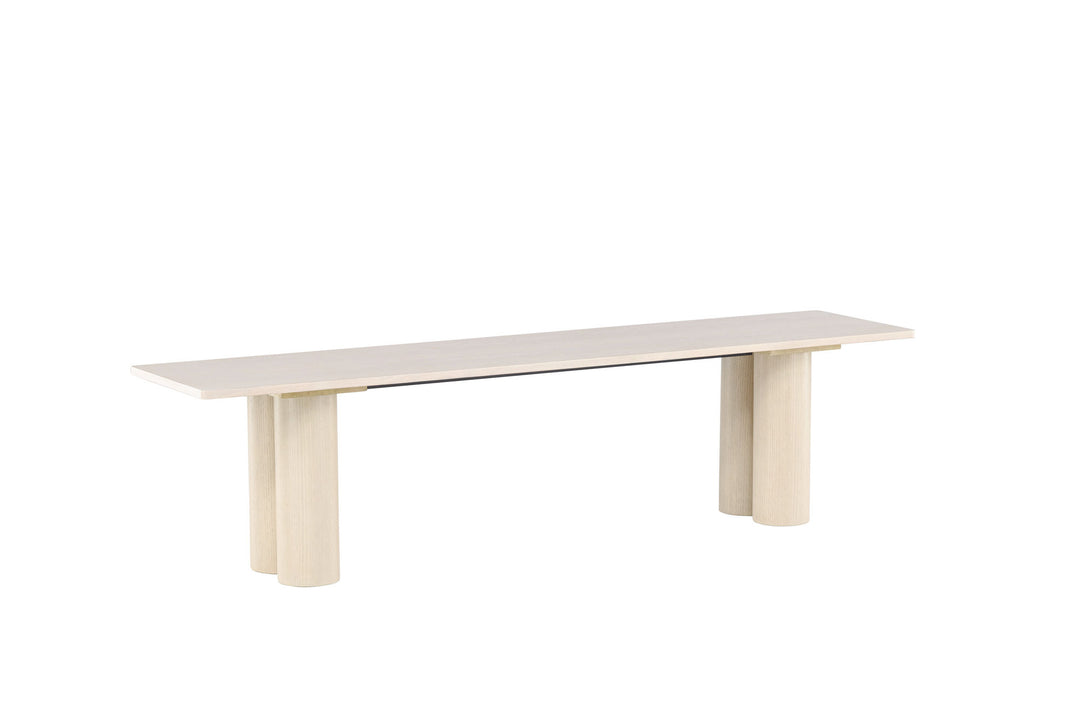 Venture Home Olivia Dining Bench 40x180x45 cm  - Whitewash  /