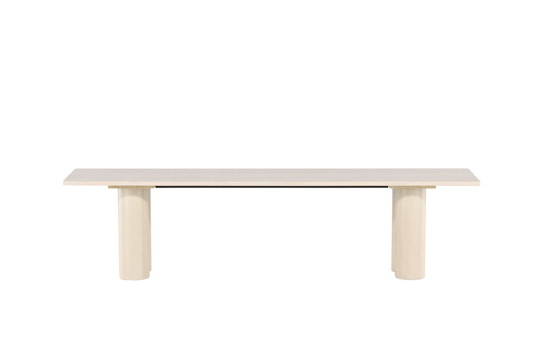 Venture Home Olivia Dining Bench 40x180x45 cm  - Whitewash  /