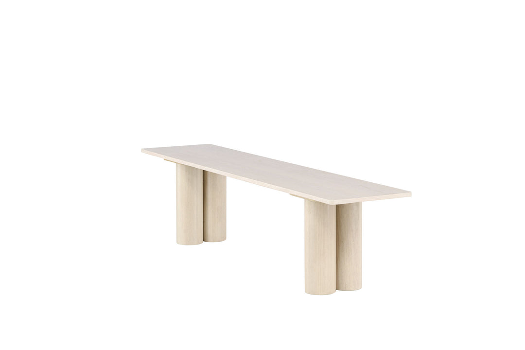 Venture Home Olivia Dining Bench 40x180x45 cm  - Whitewash  /