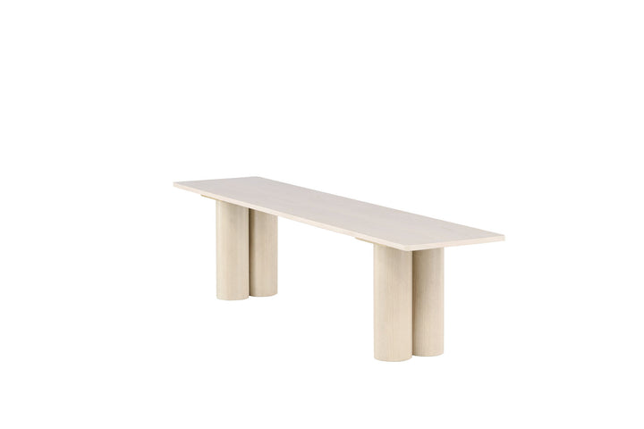 Venture Home Olivia Dining Bench 40x180x45 cm  - Whitewash  /
