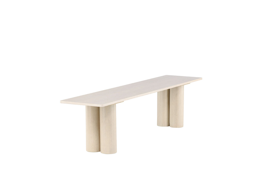 Venture Home Olivia Dining Bench 40x180x45 cm  - Whitewash  /