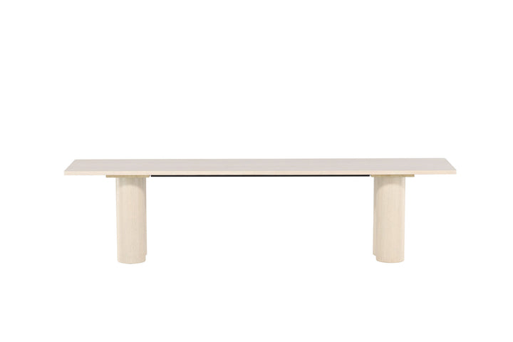 Venture Home Olivia Dining Bench 40x180x45 cm  - Whitewash  /