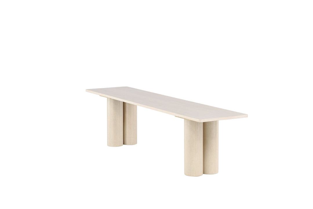 Venture Home Olivia Dining Bench 40x180x45 cm  - Whitewash  /