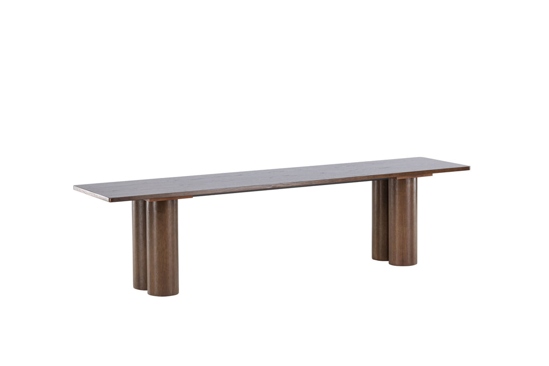 Venture Home Olivia Dining Bench 40x180x45 cm  - Mocca /