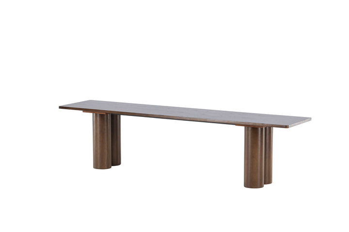 Venture Home Olivia Dining Bench 40x180x45 cm  - Mocca /