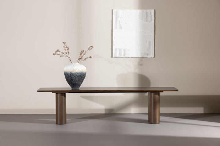 Venture Home Olivia Dining Bench 40x180x45 cm  - Mocca /