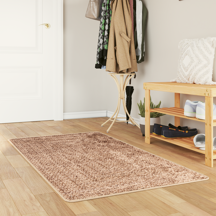 Tæppe Runner MARSA Gul 80 x 150 cm Polyester og PVC