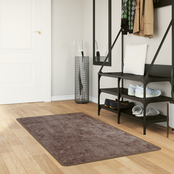 Tæppe Runner MARSA Grå 100 x 150 cm Polyester og PVC