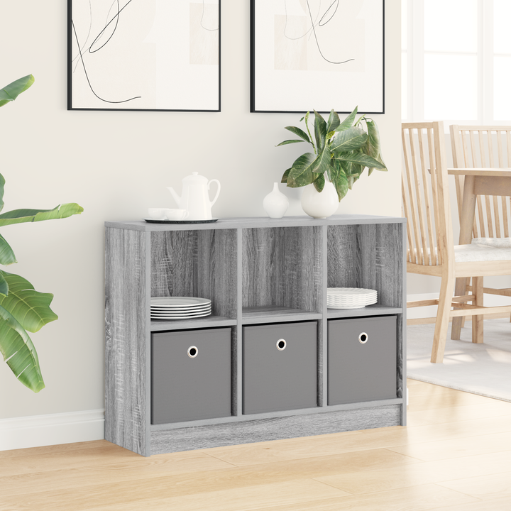 Sideboard med skuffe Grå Sonoma 88,5 x 27,5 x 63,5 cm