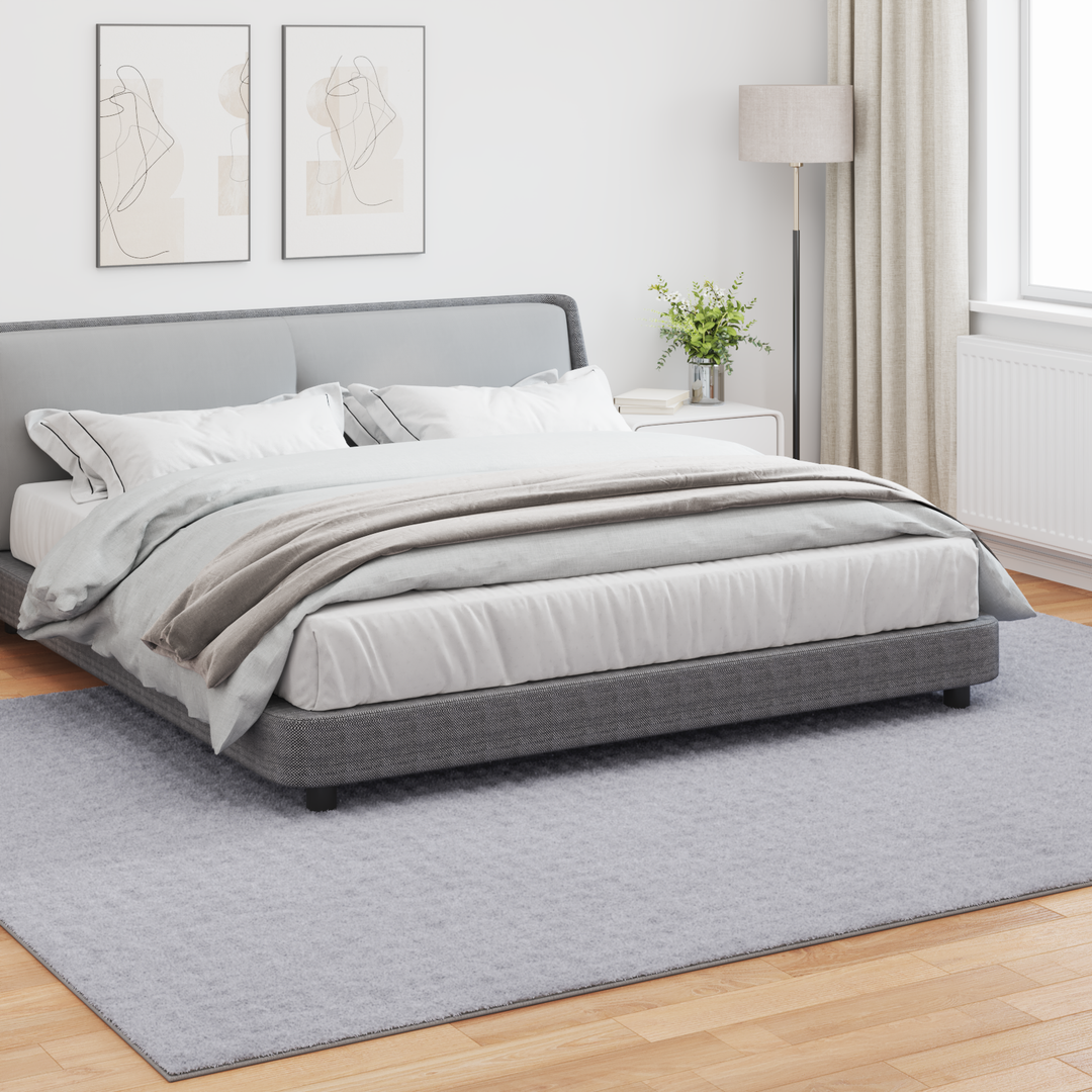 Områdetæpper Rektangulær SIROLO Grå 280 x 200 cm Polyester