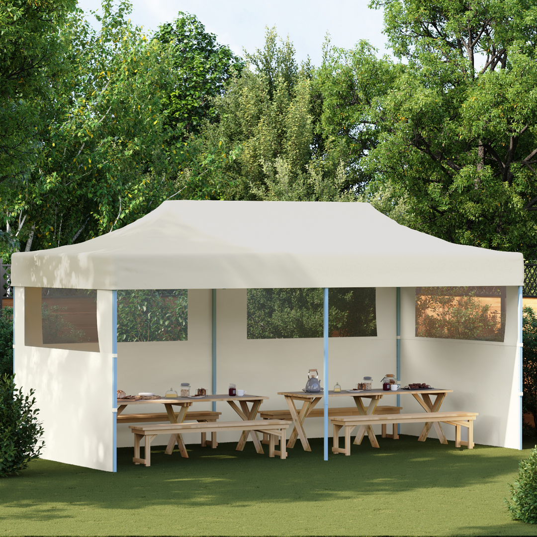 Party Tent Creme 291 x 580 x 315 cm Oxford stof