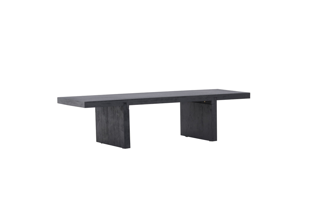 Venture Home Yakunik Sofa Table - Rubberwood / Black MDF