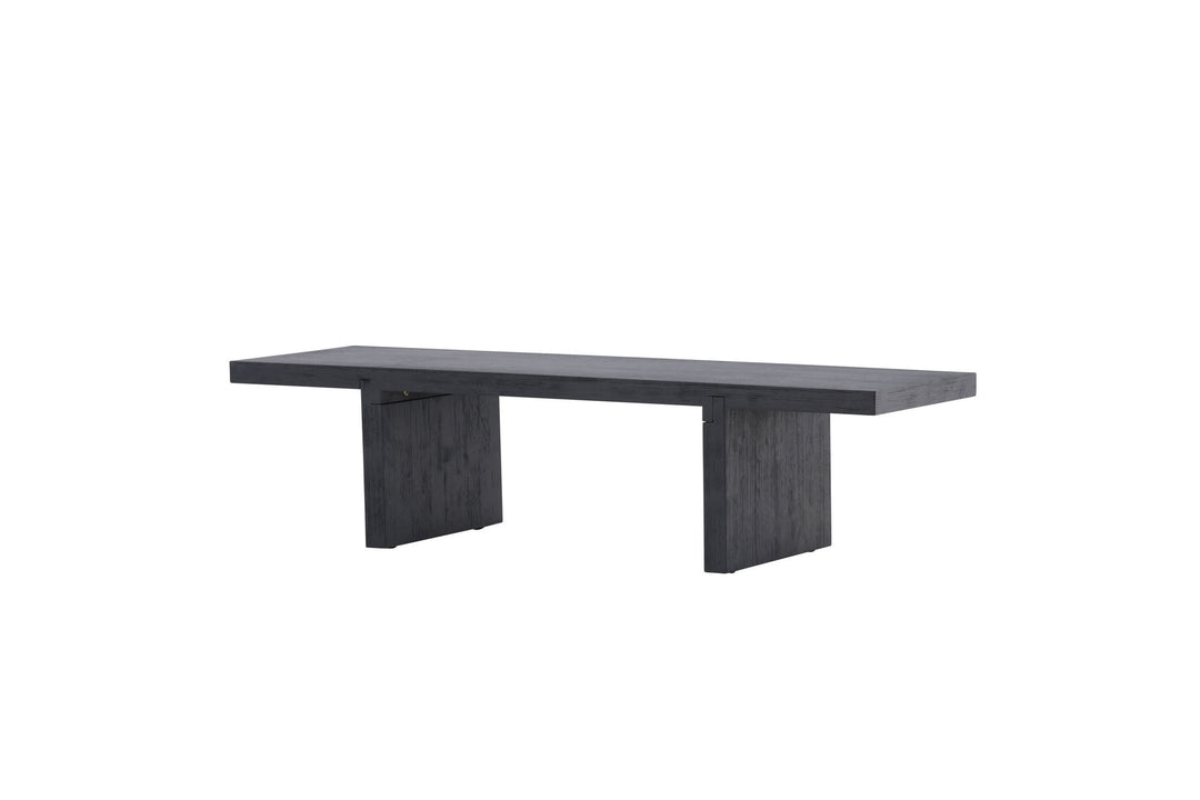 Venture Home Yakunik Sofa Table - Rubberwood / Black MDF