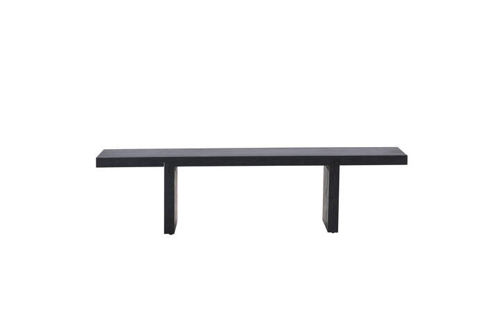 Venture Home Yakunik Sofa Table - Rubberwood / Black MDF
