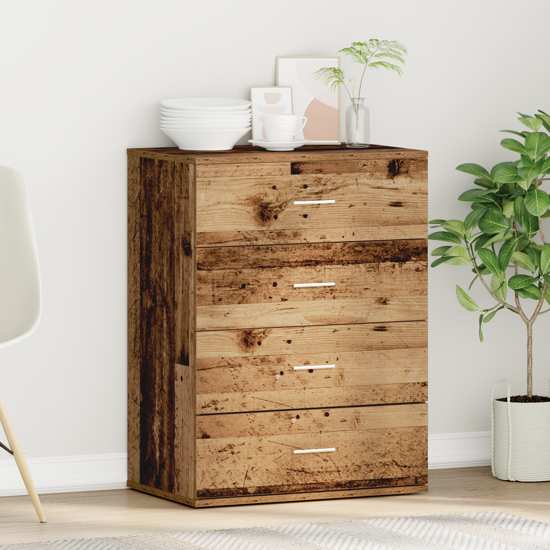 Sideboard Gammelt træ 60 x 39 x 80 cm Konstrueret træ