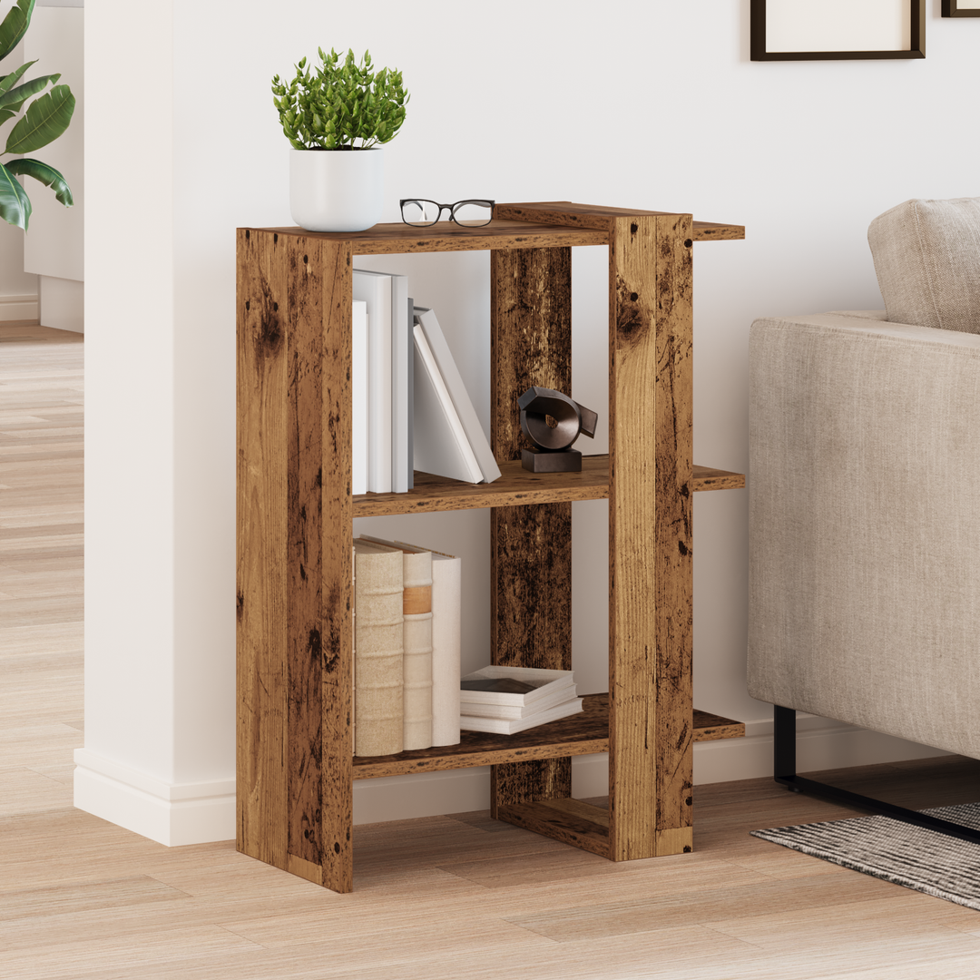 Bogreol Gammelt træ 52 x 25 x 71,5 cm Konstrueret træ