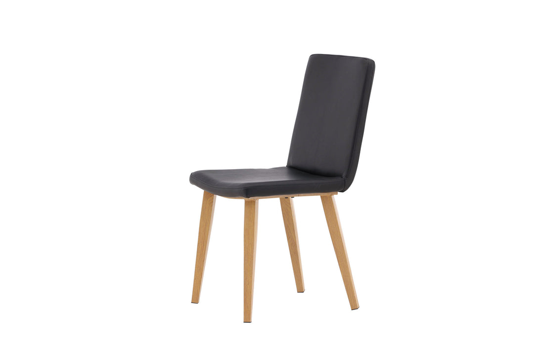 Venture Home Today Dining Chair 2-pack - Nature / Black PU