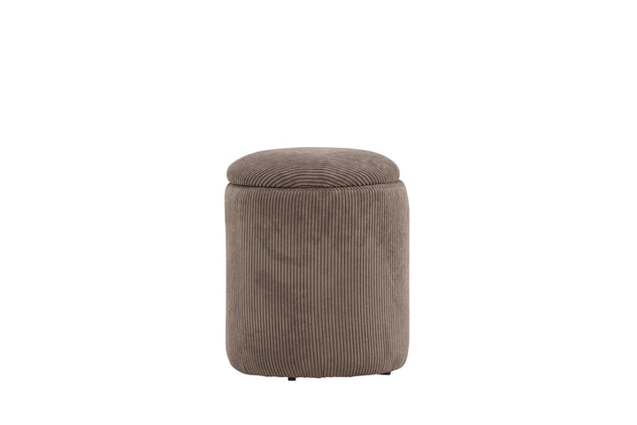 Venture Home Limpen Pouf - Brown / Manchester