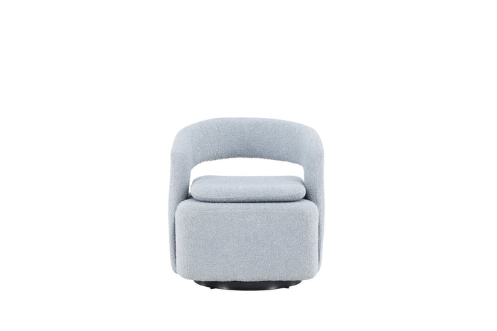 Venture Home Laurel Single Sofa - Black / Baby Blue