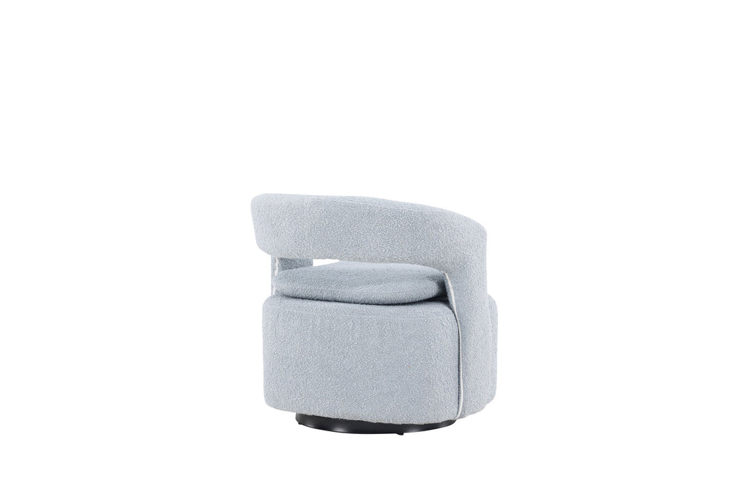 Venture Home Laurel Single Sofa - Black / Baby Blue