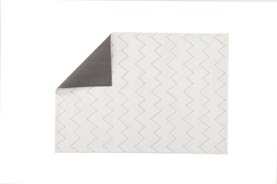 Venture Home Fia Polyester Shaggy - 230*160-  -Rectangular-White