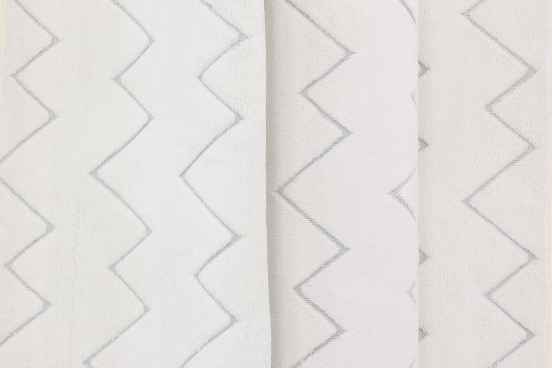 Venture Home Fia Polyester Shaggy - 290*200-  -Rectangular-White