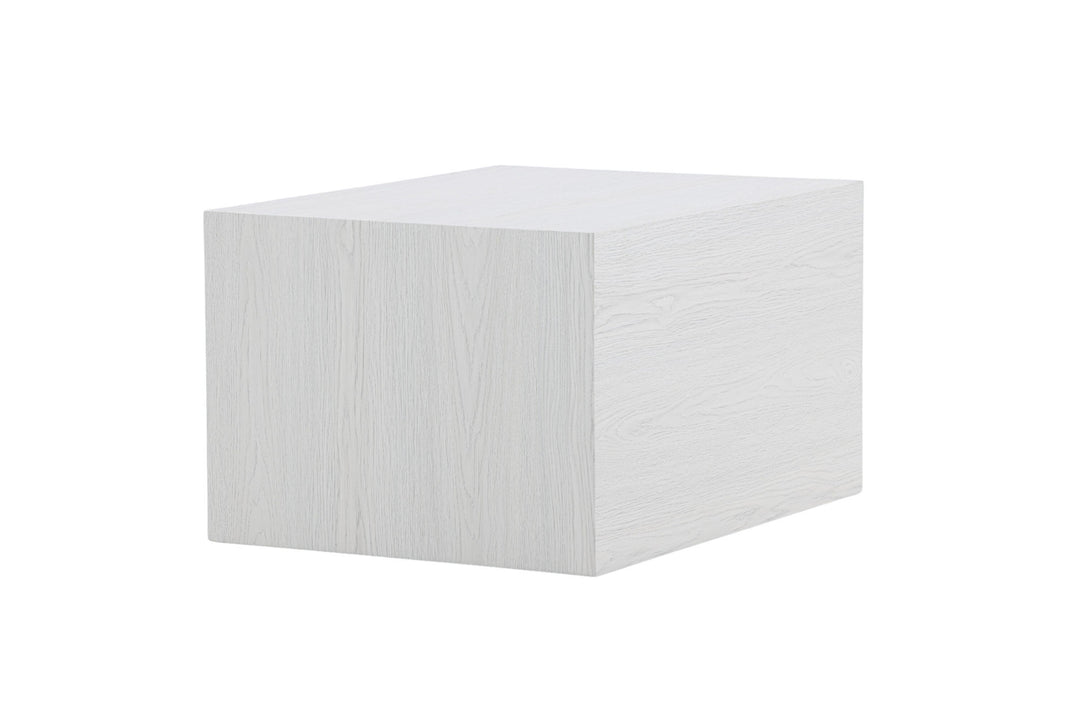 Venture Home York Low Sofa table  - Whitewash / Whitewash MDF