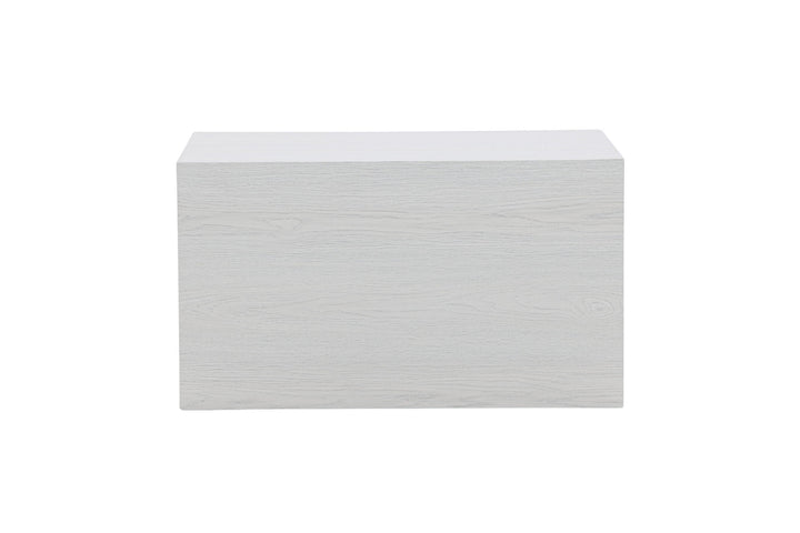 Venture Home York Low Sofa table  - Whitewash / Whitewash MDF