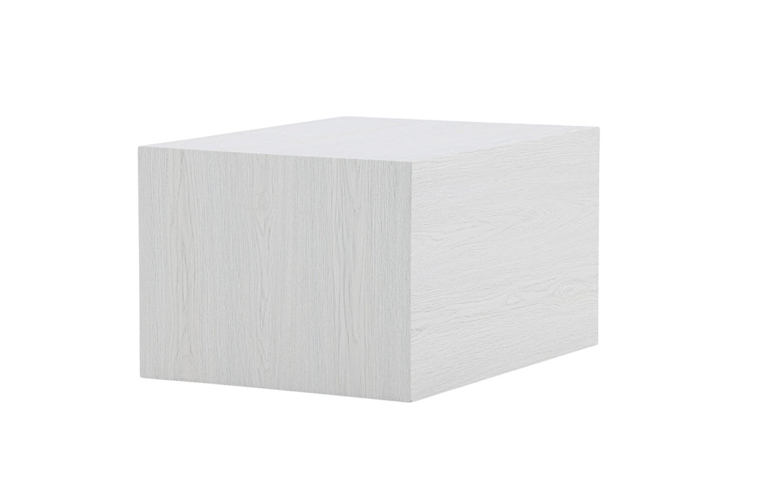 Venture Home York Low Sofa table  - Whitewash / Whitewash MDF
