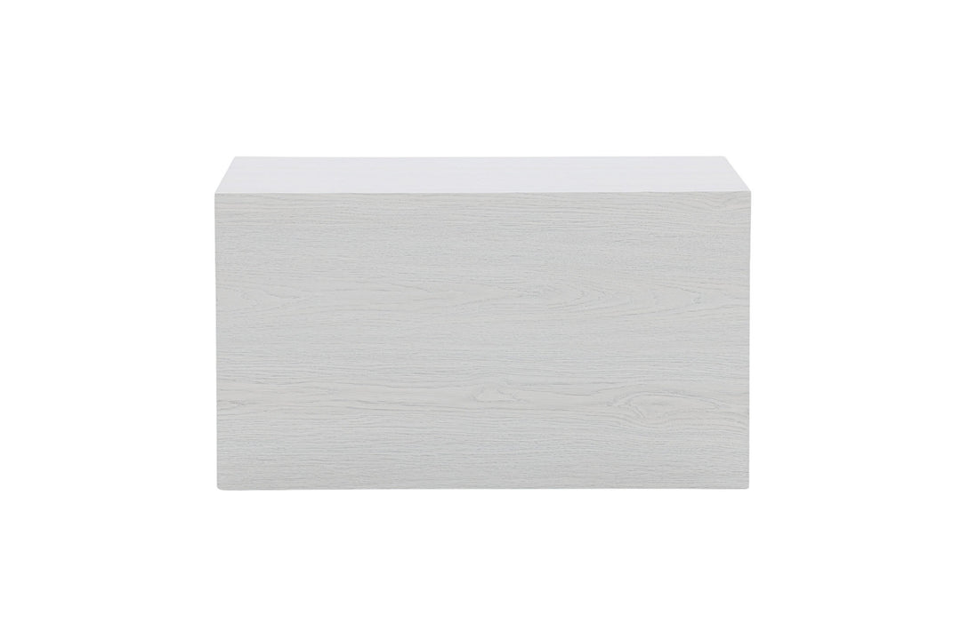 Venture Home York Low Sofa table  - Whitewash / Whitewash MDF