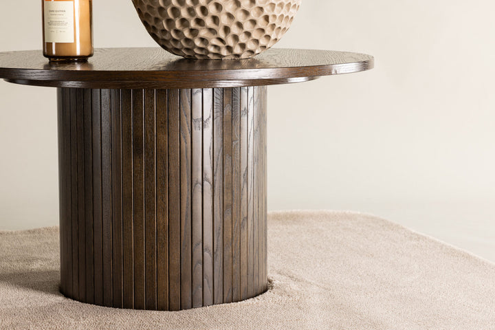 Venture Home Bianca Round Sofa Table  -  / Mocca