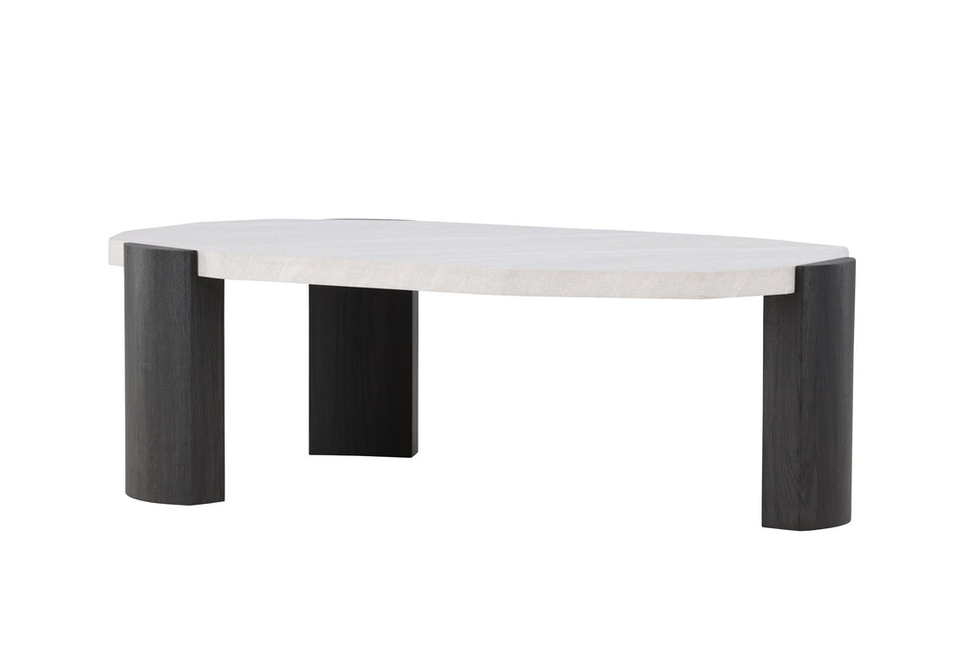 Venture Home Kres Sofa Table - 125x70,5x40 cm - Black/ Stonelook