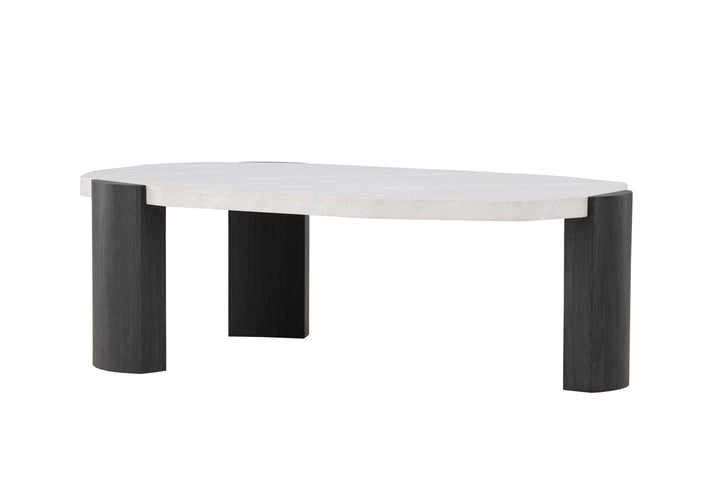 Venture Home Kres Sofa Table - 125x70,5x40 cm - Black/ Stonelook