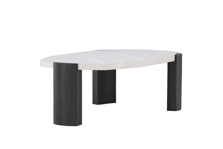 Venture Home Kres Sofa Table - 125x70,5x40 cm - Black/ Stonelook
