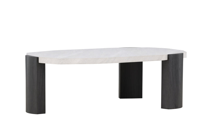 Venture Home Kres Sofa Table - 125x70,5x40 cm - Black/ Stonelook