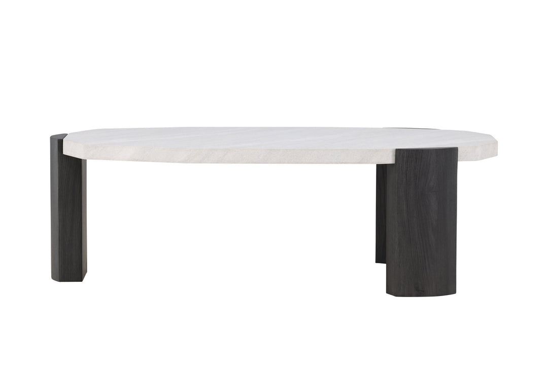 Venture Home Kres Sofa Table - 125x70,5x40 cm - Black/ Stonelook