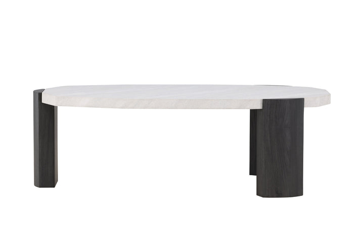 Venture Home Kres Sofa Table - 125x70,5x40 cm - Black/ Stonelook