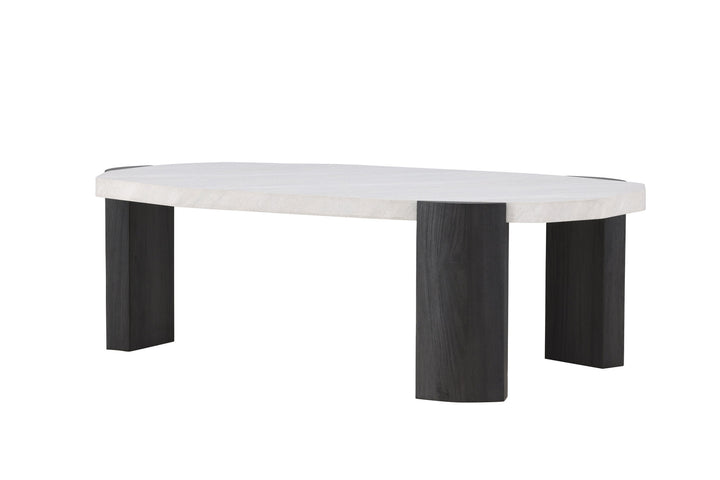 Venture Home Kres Sofa Table - 125x70,5x40 cm - Black/ Stonelook