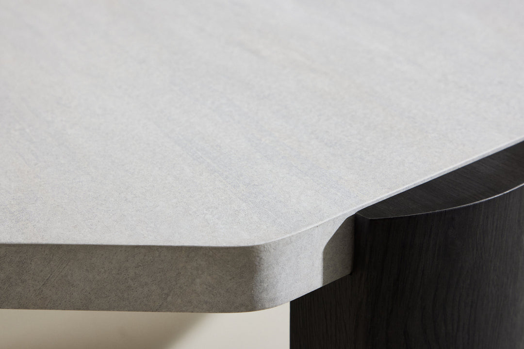 Venture Home Kres Sofa Table - 125x70,5x40 cm - Black/ Stonelook