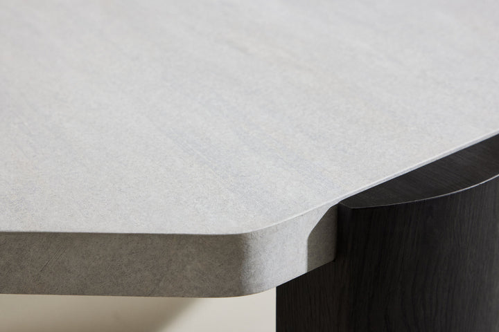 Venture Home Kres Sofa Table - 125x70,5x40 cm - Black/ Stonelook