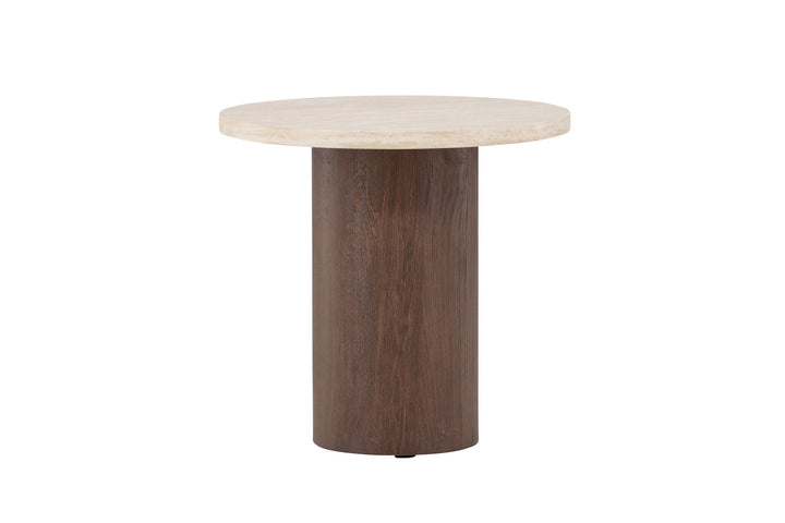 Venture Home Megg Sofa Table ø50x50 cm - Mocca/ Travertinelook