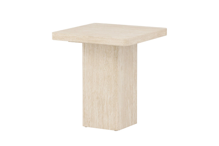 Venture Home Qvart Sofa Table 50x50x56 cm - Travertinelook